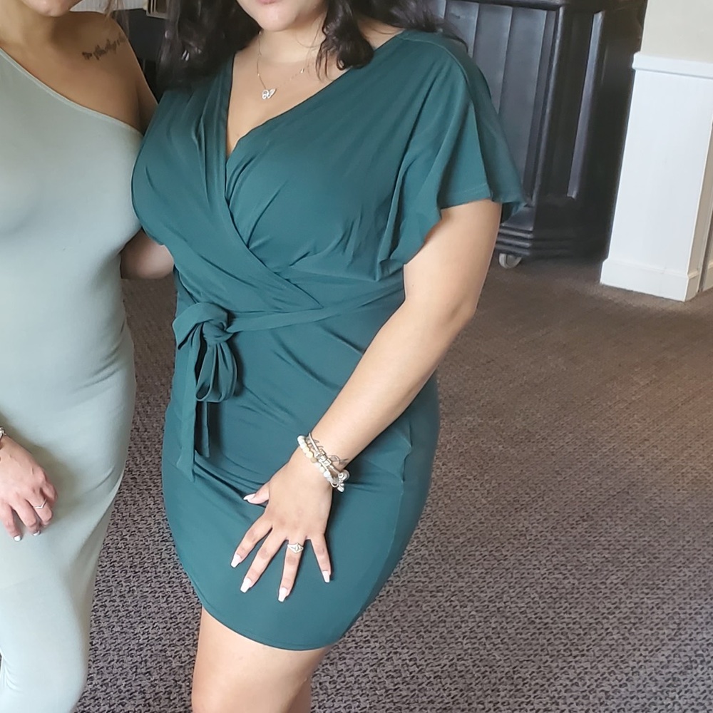 Fashion Nova Green Dress